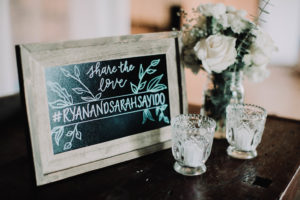 Wedding Hashtag Sign
